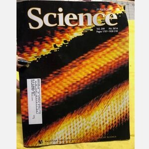 VTG SCIENCE Magazine March 21, 2003~Vol. 299 Number 5614~Silicon Nanowires Cover